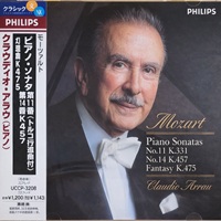 Philips Japan UCCP Series : Arrau - Mozart Sonatas 11, 14 & Fantasy